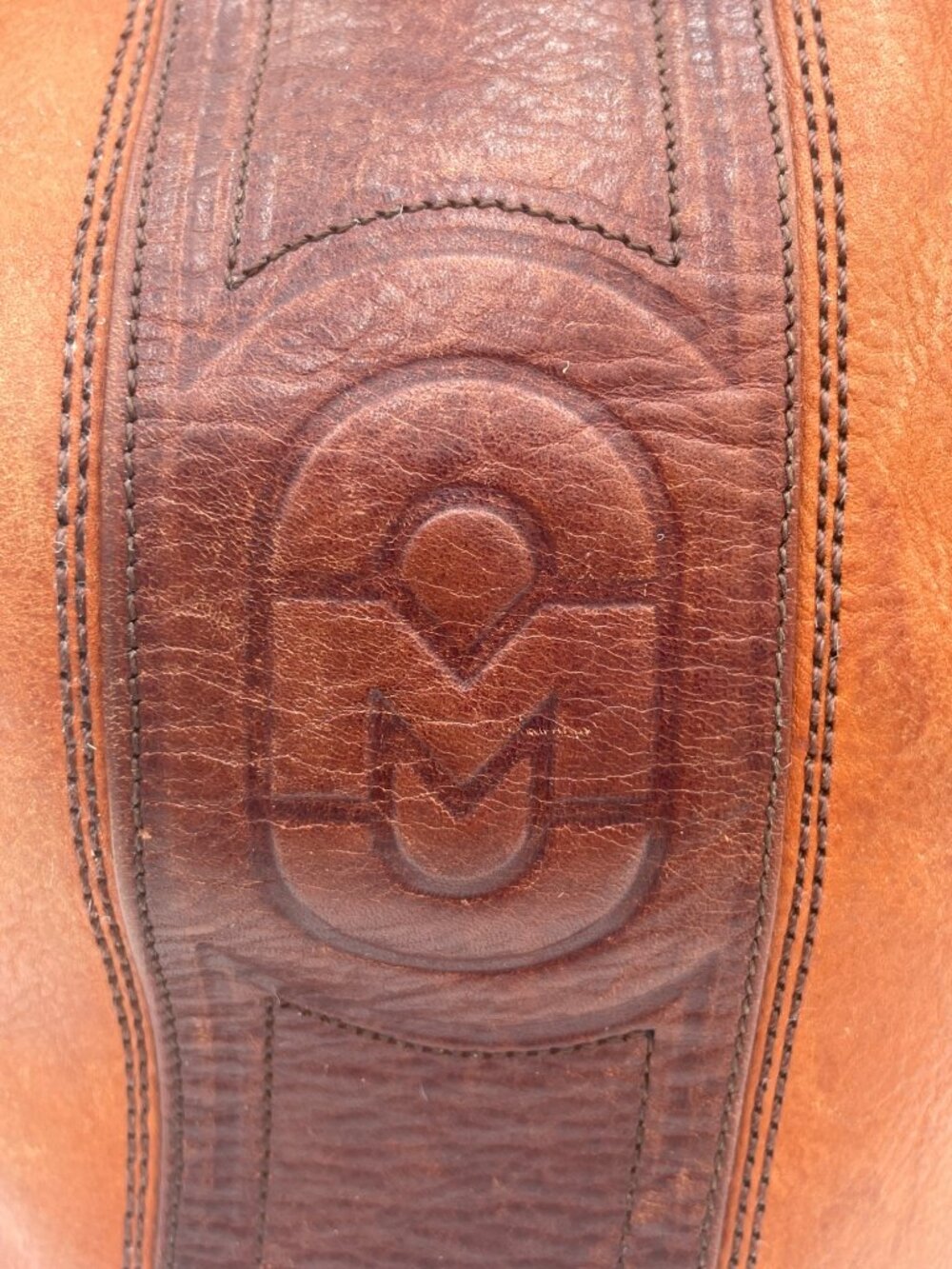 Morino Italian Leather Bucket Bag With Adjustable Strap & Zippered Pockets - Picture 10 of 14